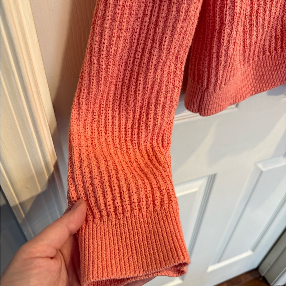 Banana Republic Coral Cardigan V-Neck Sweater - Picture 3 of 8